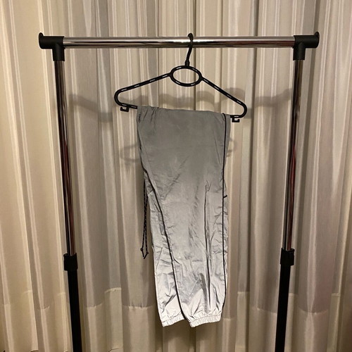 Reflective cargo pants Bershka size M like new, gray