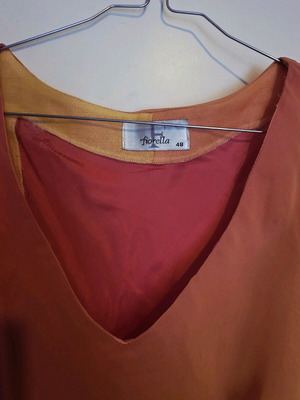 Abiye dress muslin fabric like new, colorful, size M