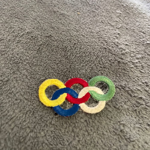 Olympic Games embroidered patch, authentic