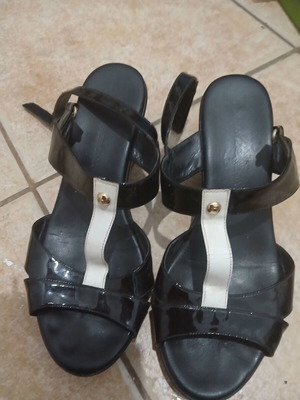 Black women's sandals size 38