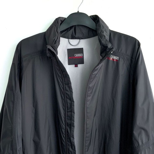 Aigle MTD Actimum Windbreaker Rain Jacket XXL used, black