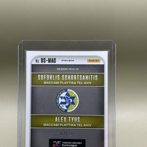 Panini Prizm EuroLeague 2024-25 Dual Autograph Card Like New