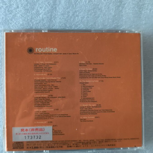 Routine CD used, jazz