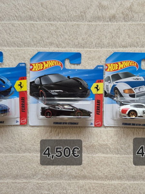 Ferrari Hot Wheels SF90 Stradale και 365 GTB4 Competizione καινούργια