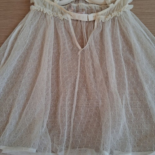 Victoria's Secret Babydoll lingerie size 36B like new, white