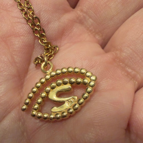 Kessaris 2026 charm pendant sterling silver 925 like new, gold tone
