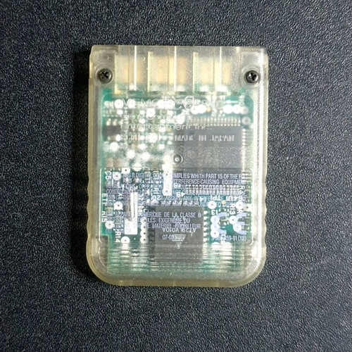 PlayStation 1 Memory Clear used European Pal