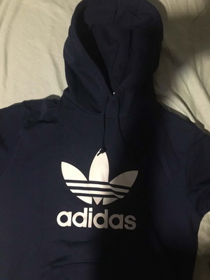 Adidas hoodie new, size medium, navy blue