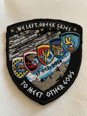 Fly Out Patch new, Hellenic Air Force A-7 Corsair II memorabilia