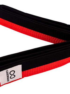 Legendary Red/Black Martial Arts Belt new