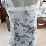 Cami top with transparency - One Size