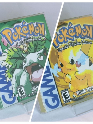 Pokemon Green και Yellow Versions Gameboy ολοκληρωμένο κουτί, καινούργιο