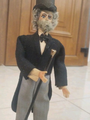 Vintage figure 70s-80s used, handmade construction