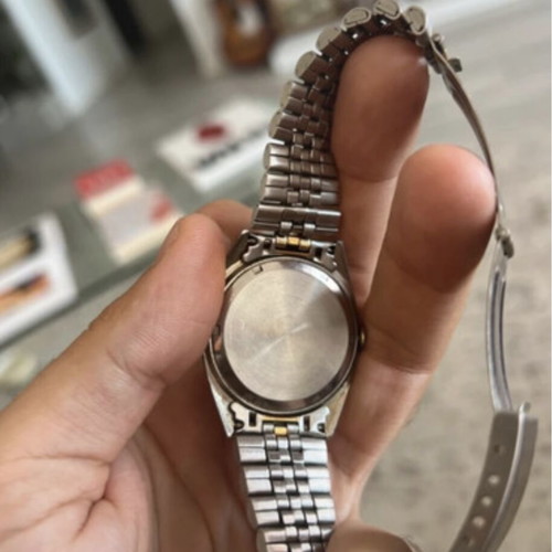 Datejust two tone Swiss made vintage quartz watch used