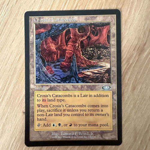 Crosis’s Catacombs MTG card Planeshift 2001, uncommon