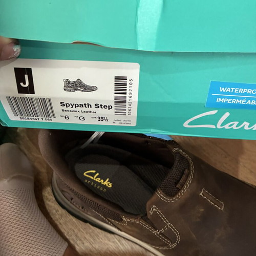 Clarks sports shoes new, brown, size 39.5