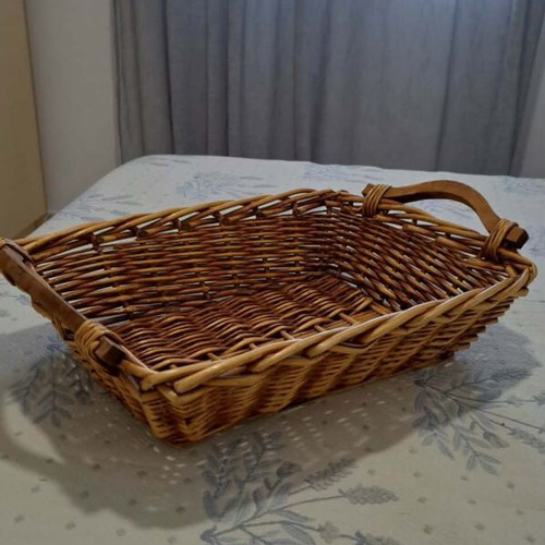 Basket for Bombonieres Vergino with Handles 50x40x13cm new