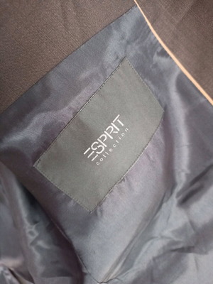 Костюм Esprit от вълна като ново, кафяв, размер 52