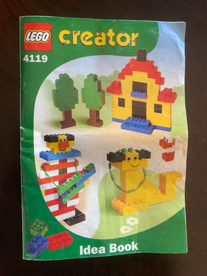 LEGO Creator 4119 Vintage Set with Idea Book and Bricks used
