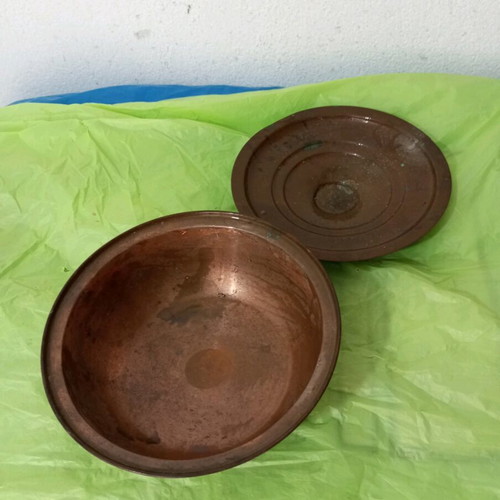 Copper pot used, vintage