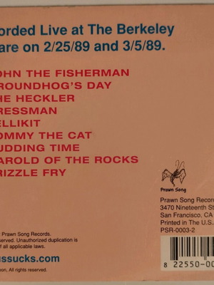 Primus Suck on This CD used