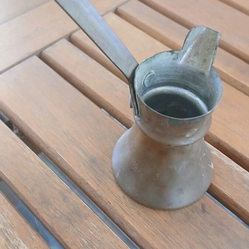 Copper briki for 1 coffee like new