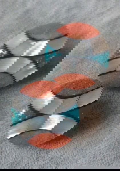 Σπάνια Vintage clips Faux bijoux