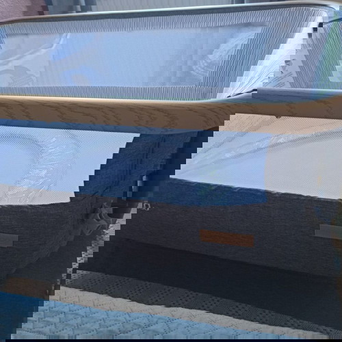 Λίκνο Kikka boo Nanna Wood Dark Grey Melange