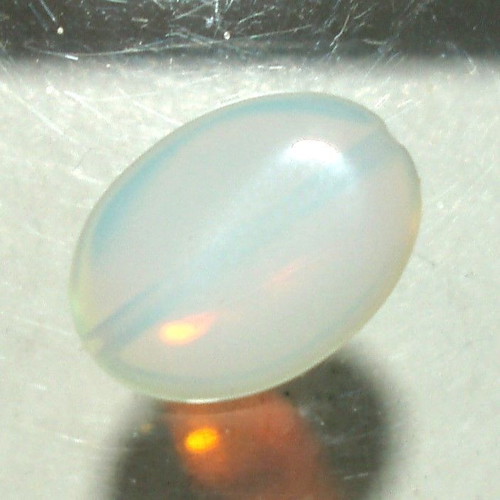 White Opal Mineral with Hole 12.20ct like new