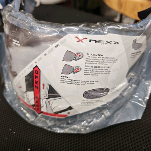 Nexx XT1 helmet visor transparent new