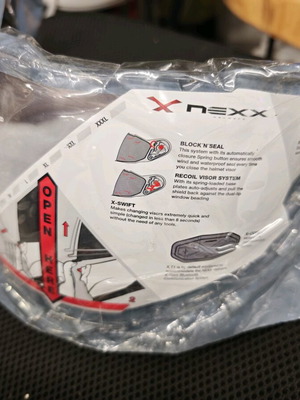 Ζελατίνα για κράνος Nexx XT1 διαφανής καινούργια