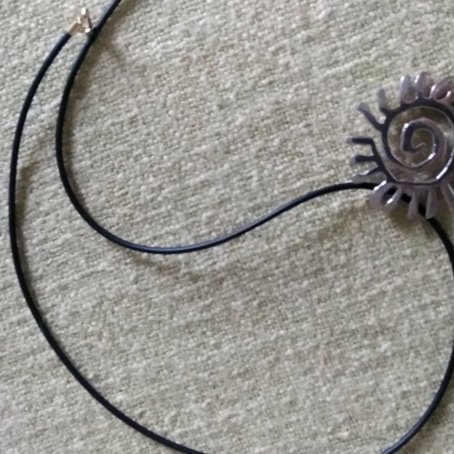Pendant-brooch 2 in 1 silver like new, handmade