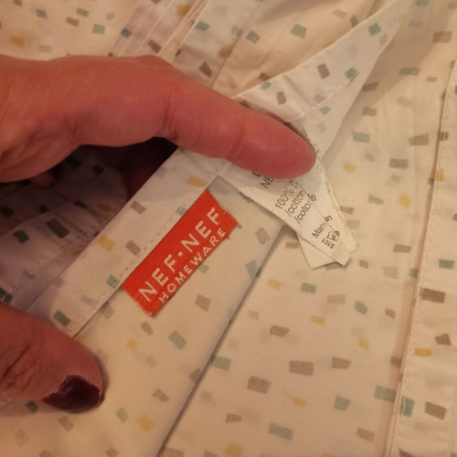 Nef Nef crib sheets used, set of 2 sheets and pillowcase