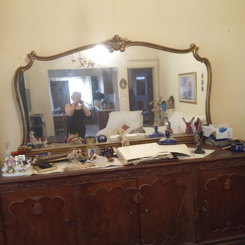 Antique walnut buffet from the 50s used
