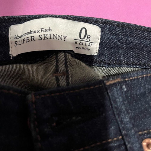 Blue black skinny jeans women's size XXS like new