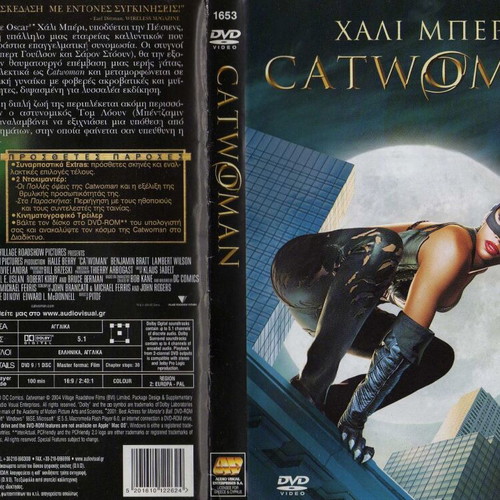 Catwoman DVD used with subtitles, action fantasy crime