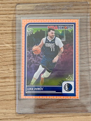 Luka Doncic Dallas Mavericks NBA Panini Haunted Hoops Orange Parallel card new