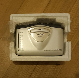 Casio AS-203R radio/cassette player walkman