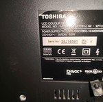 Toshiba 32'' FullHD 3D MPEG4 TV used, model 32TL933