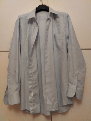 Men's shirt light blue cotton size XL like new