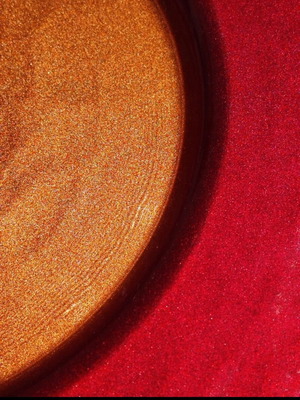 Decorative glass platter like new