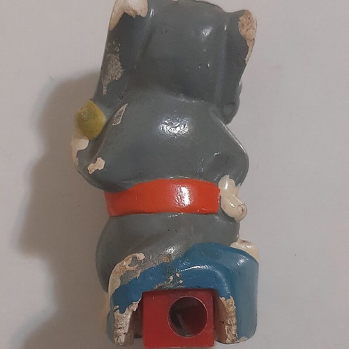 Ceramic cat pencil sharpeners 1980s collectible