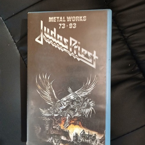 Judas Priest Metal Works 73-93 VHS used, metal genre