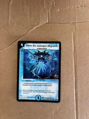 Duel Masters promo card like new, collectible