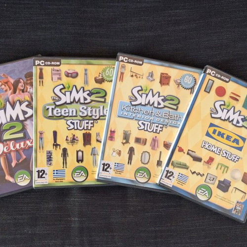 The Sims 2 Collection PC games, pack of 4