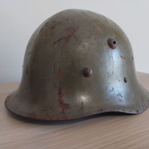 M35 and M40 relic helmets, M1 Greek postwar helmet, Bulgarian M36 helmet, MK4 Fullerphone with headphones