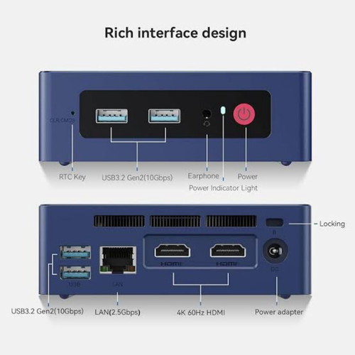 Beelink Mini PC 16 GB RAM 512 SSD Model 2025 new