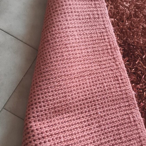 Anatolia Shaggy Rugs set of 2 like new, red and orange tones