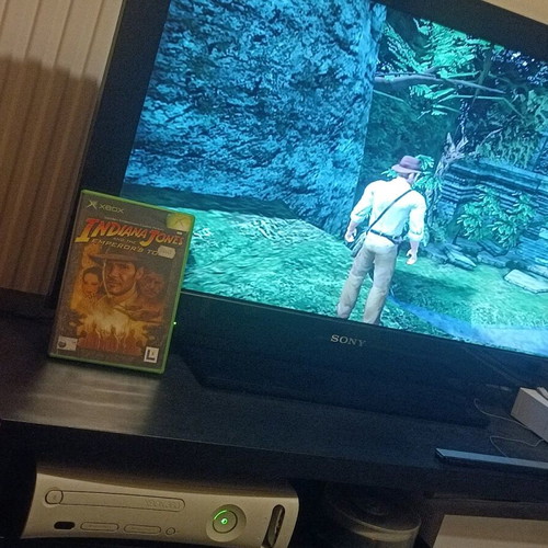 Indiana Jones and the Emperor's Tomb Xbox Original used action adventure game