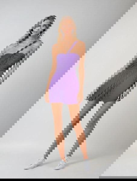 Emmanuel Navarro Purple Summer Dress – Size 38 – Only €20